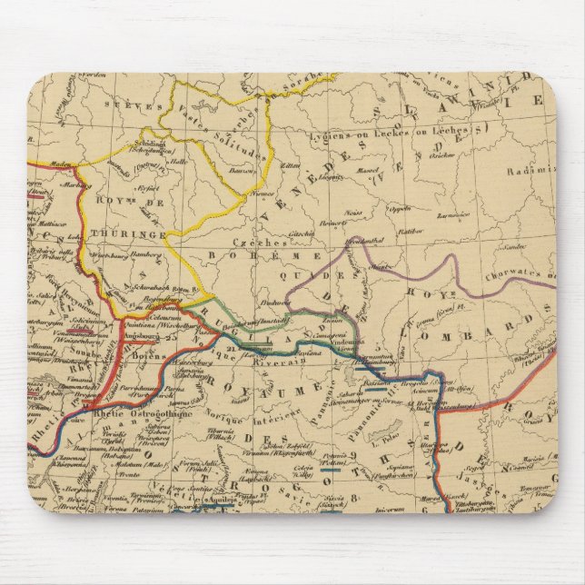 La Germanie a la fin du 5e siecle Mouse Pad (Front)