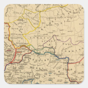 La Germanie a la fin du 5e siecle Square Sticker