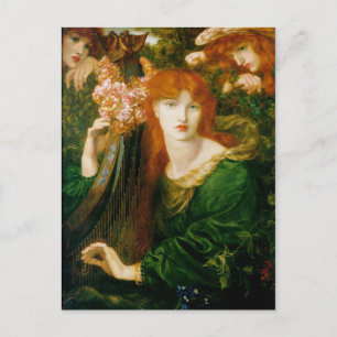 La Ghirlandata - Dante Gabriel Rossetti Postcard