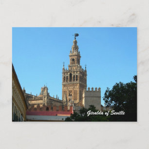 La Giralda of Seville, travel postcard