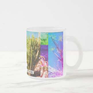 la Gomera, inspiring island Frosted Glass Coffee Mug
