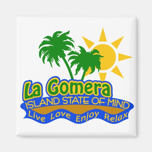 La Gomera State of Mind magnet (Front)