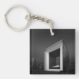 La Grande Arche de la Fraternite, Paris, France Key Ring