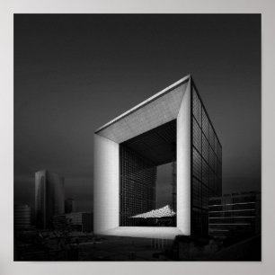 La Grande Arche de la Fraternite, Paris, France Poster