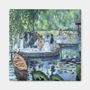 La Grenouillere1 by Pierre Renoir Magnet