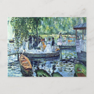 La Grenouillere1 by Pierre Renoir Postcard
