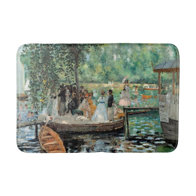 La Grenouillère Auguste  Renoir   Bath Mat (Front)