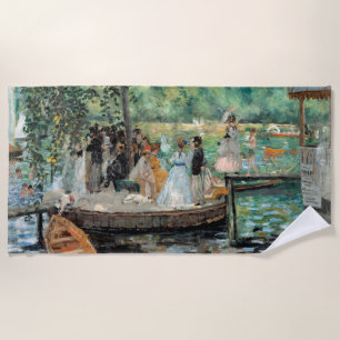 La Grenouillère Auguste Renoir Beach Towel