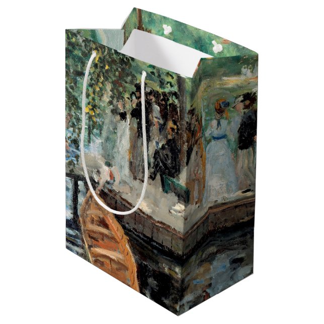 La Grenouillère Auguste  Renoir   Medium Gift Bag (Back Angled)