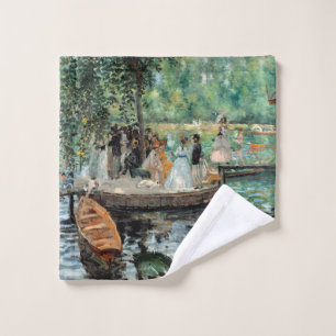 La Grenouillère Auguste  Renoir   Wash Cloth