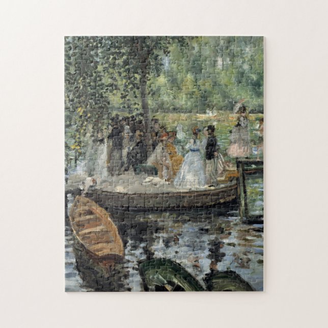 La Grenouillere by Renoir, 1869 Jigsaw Puzzle (Vertical)
