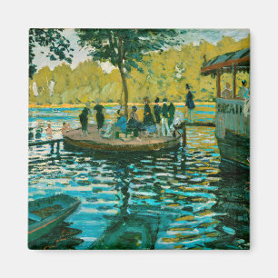 La Grenouillere - Claude Monet - 1869 Magnet
