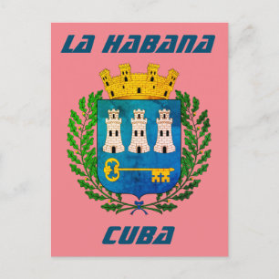 La Habana, Cuba, Havana, Cuba (Cuban Capital) Holiday Postcard