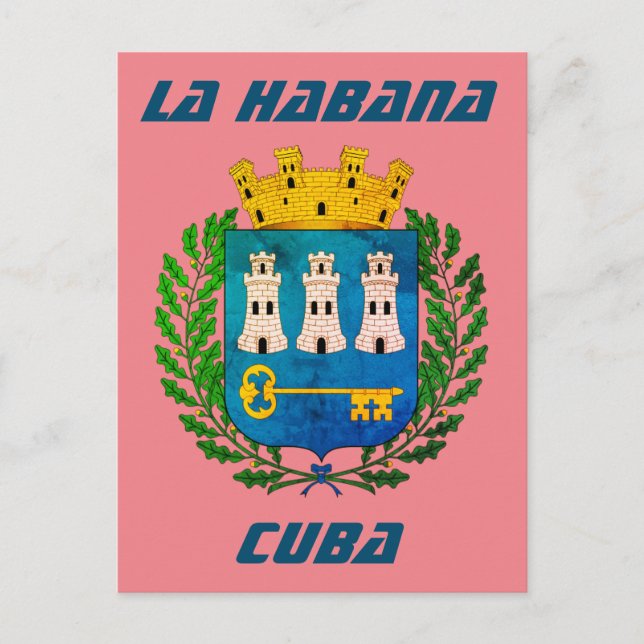 La Habana, Cuba, Havana, Cuba (Cuban Capital) Holiday Postcard (Front)
