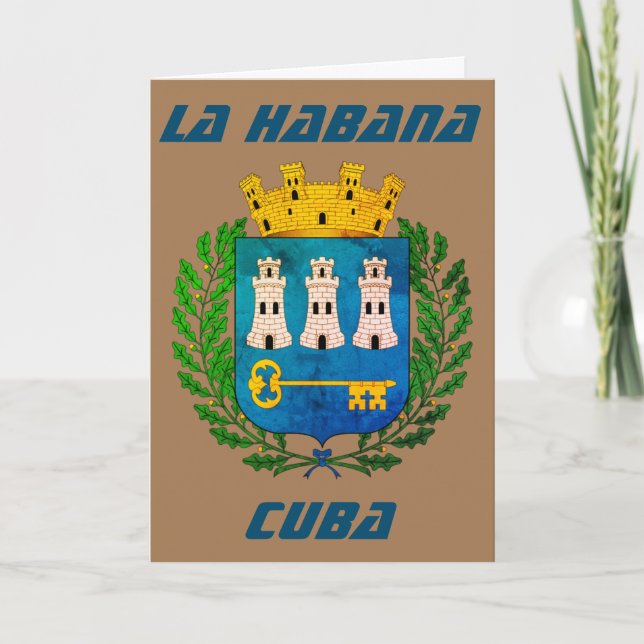 La Habana, Cuba, Havana, Cuba (Cuban Capital) Thank You Card (Front)