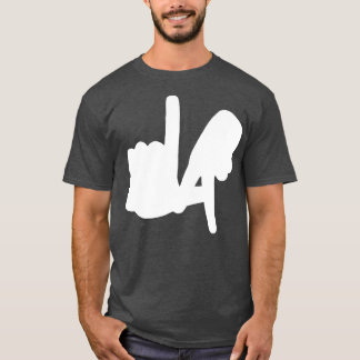 LA Hands Silhouette White TShirt