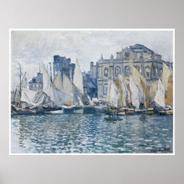 La Havre Museum by Monet Poster (Front)