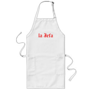 La jefa long apron