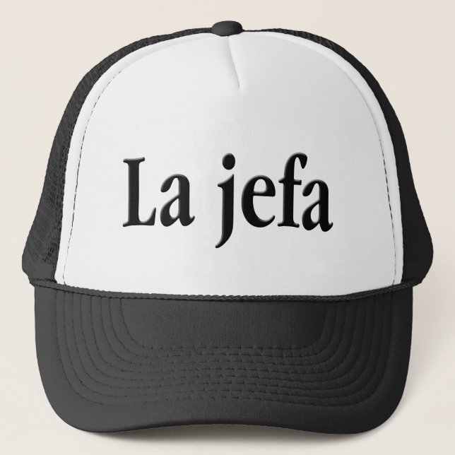 La jefa trucker hat (Front)