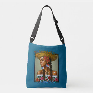 La Jíbaraza – Puerto Rican Jíbara Art • Boricua He Crossbody Bag