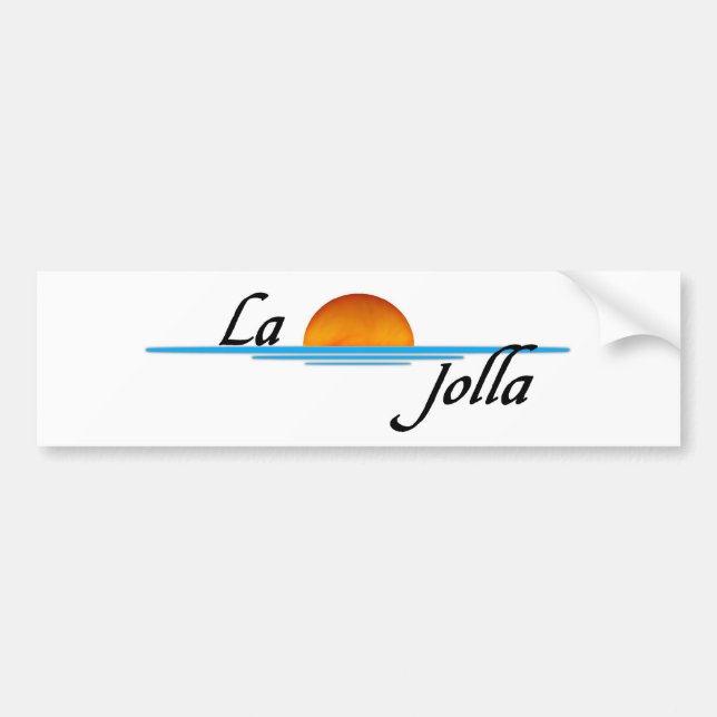 La Jolla Bumper Sticker (Front)