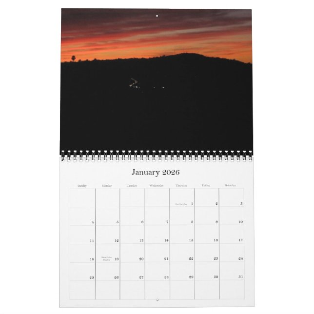 La Jolla, Ca Calendar (Jan 2026)