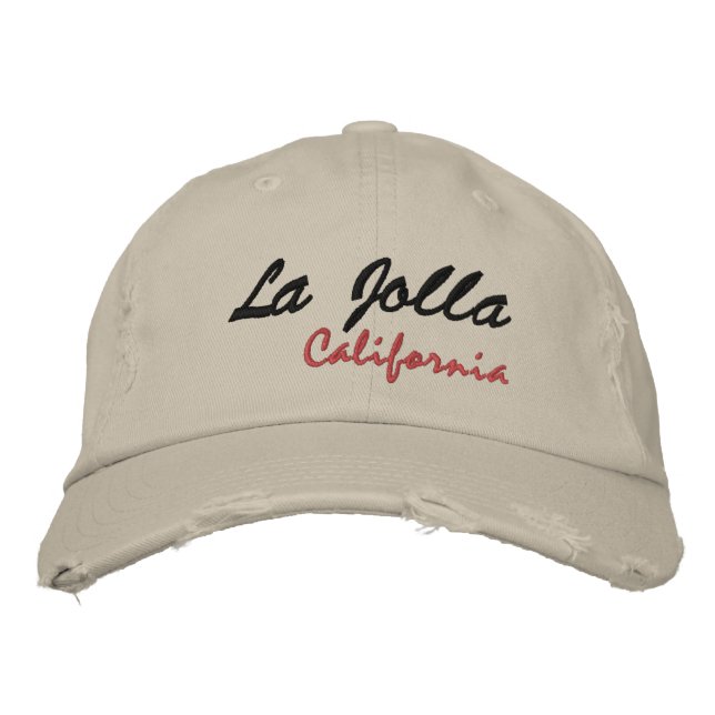 La Jolla, California Embroidered Hat (Front)