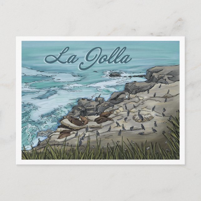 La Jolla California Postcard (Front)