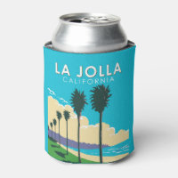 La Jolla California Travel Art Vintage