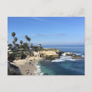 La Jolla Coast Announcement Postcard