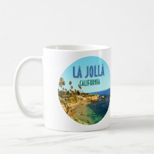 La Jolla Cove Beach San Diego California Vintage Coffee Mug