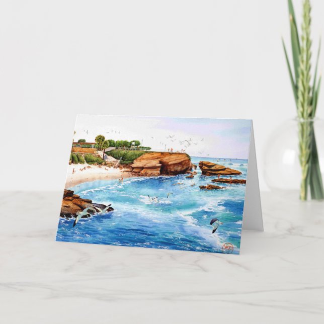 LA JOLLA COVE, LA JOLLA, CALIFORNIA CARD (Front)
