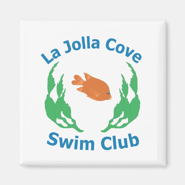 La Jolla Cove Swim Club Logo Magnet (Front)