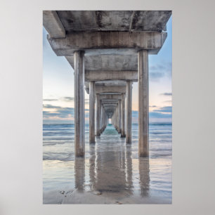 La Jolla, Scripps Pier Poster