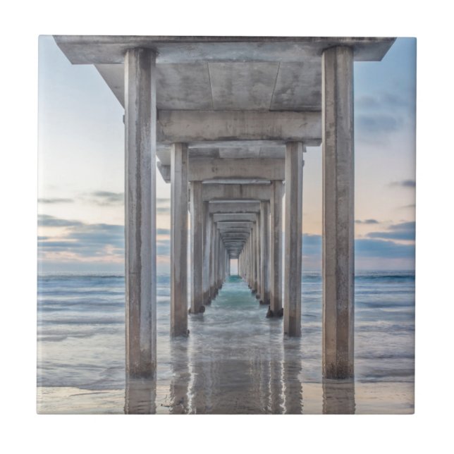 La Jolla, Scripps Pier Tile (Front)