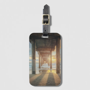 La Jolla, Scripps'S Pier At Sunset San Diego Luggage Tag