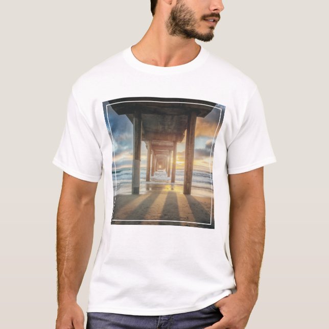 La Jolla, Scripps'S Pier At Sunset | San Diego T-Shirt (Front)