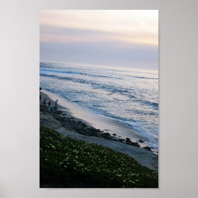 La Jolla Sunset Poster (Front)