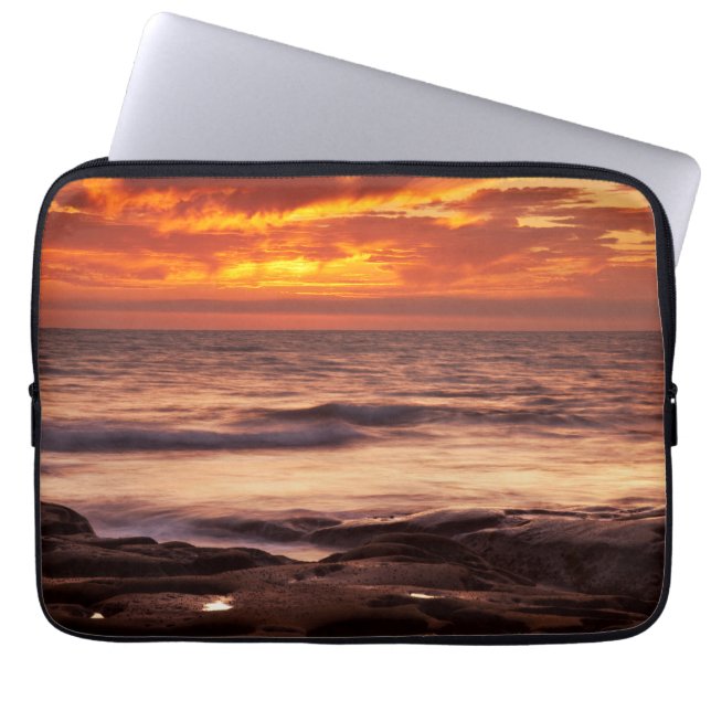 La Jolla Tide Pools Laptop Sleeve (Front)