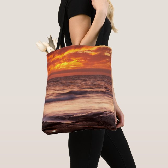 La Jolla Tide Pools Tote Bag (Close Up)