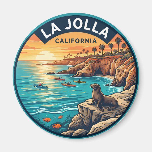 La Jolla USA Magnet (Front)