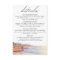 La Jolla Wedding Details Enclosure Card