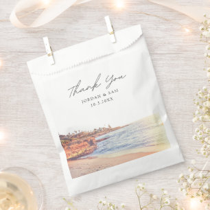 La Jolla Wedding Personalised Photo Favour Bag