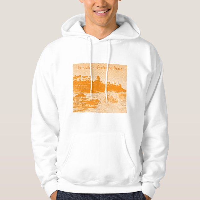 La Jolla Windansea Beach Hoodie (Front)