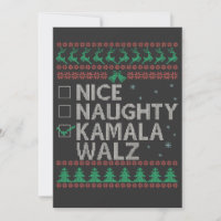 La Kamala Harris Ugly Christmas Sweater Election