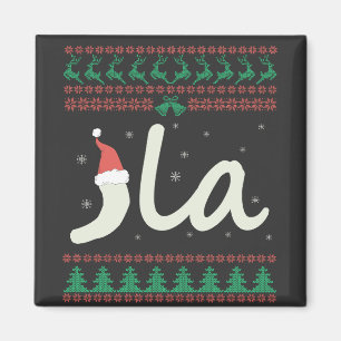 La Kamala Harris Ugly Christmas Sweater Election Magnet
