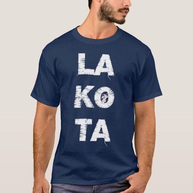 la ko ta with cool raider T-Shirt (Front)