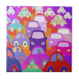 La La Land Commuters Ceramic Tile