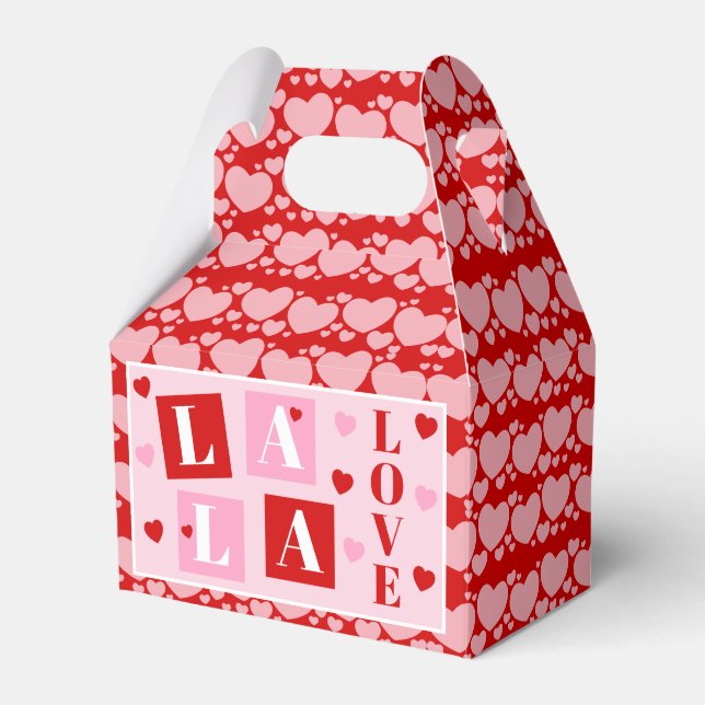La La Love Valentine’s Day Favour Box (Front Side)
