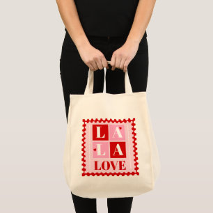La La Love Valentine’s Day Tote Bag